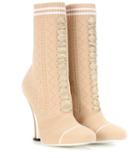 Diane Von Furstenberg Stretch-knit Ankle Boots