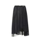 Balenciaga Lace-trimmed Jersey Skirt