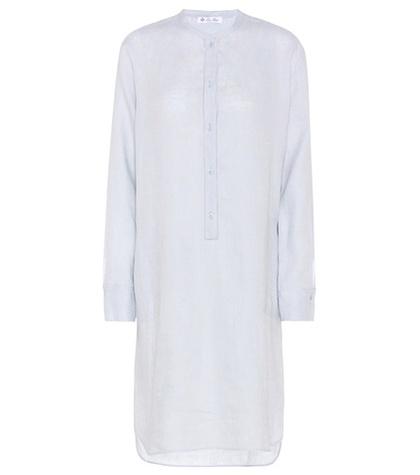 Loro Piana Alissa Linen-chambray Shirt Dress