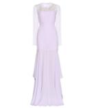 Nina Ricci Silk Crepe Gown