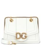 Dolce & Gabbana Dg Amore Leather Shoulder Bag