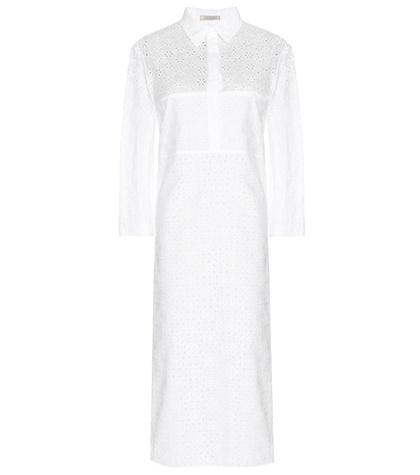 Nina Ricci Broderie Anglaise Cotton Dress