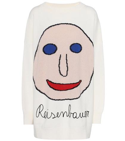 Christopher Kane Oversized Wool-blend Sweater