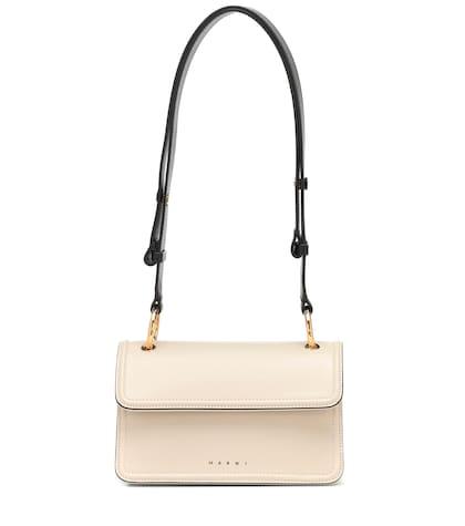 Marni Beat Leather Shoulder Bag
