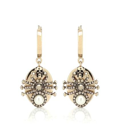 Alexander Mcqueen Spider Crystal-embellished Earrings