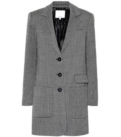 Tibi Herringbone Wool Jacket