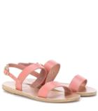 Off-white Clio Metallic Leather Sandals