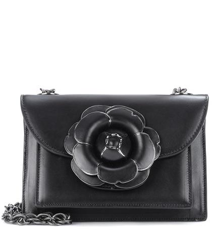 Stuart Weitzman Tro Leather Shoulder Bag