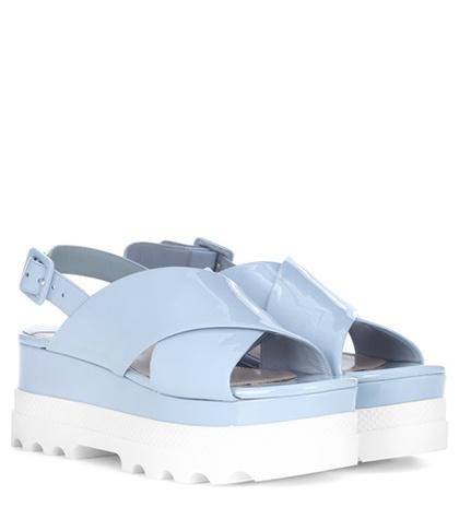 Dorothee Schumacher Leather Platform Sandals