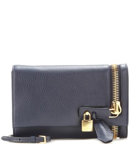 Tom Ford Alix Embellished Leather Clutch