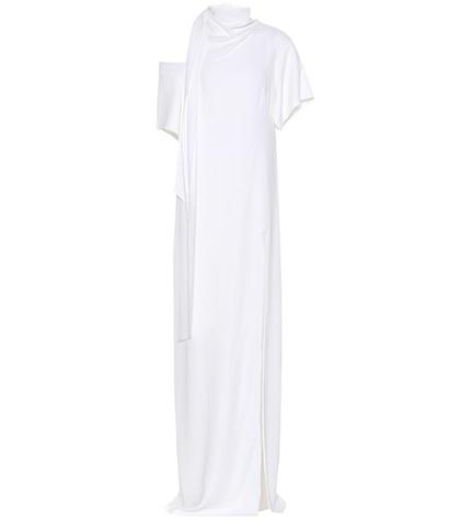 Monse Cold-shoulder Gown