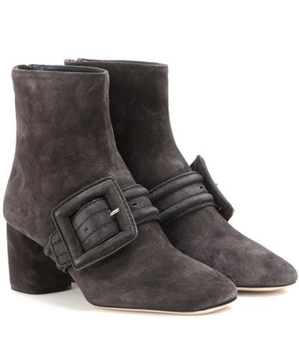 Polo Ralph Lauren Embellished Suede Ankle Boots