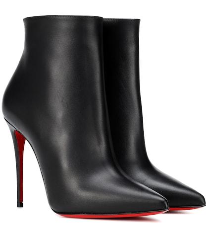 Norma Kamali So Kate 100 Leather Ankle Boots
