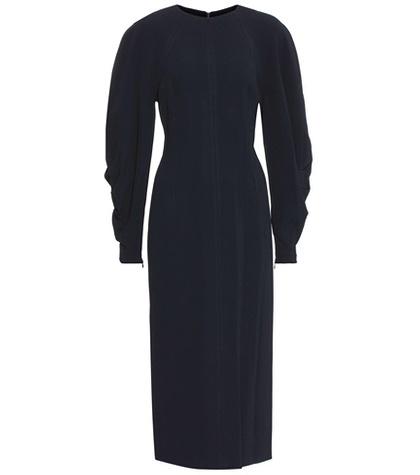 Victoria Beckham Crêpe Long-sleeved Dress