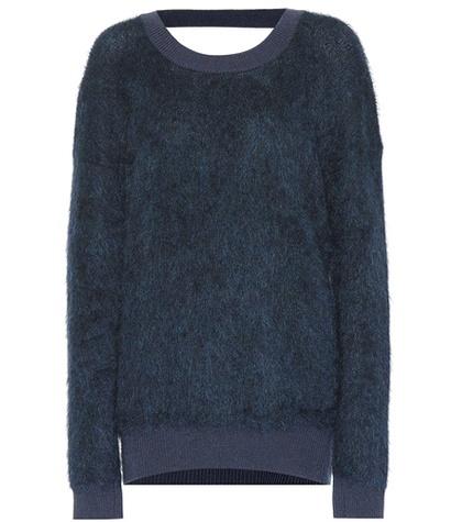Mugler Mohair And Wool-blend Sweater