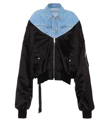 Unravel Hybrid Denim And Bomber Jacket