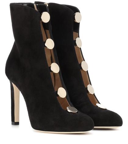 Jimmy Choo Loretta 100 Suede Ankle Boots