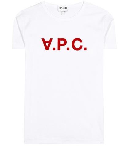 A.p.c. Printed Cotton T-shirt