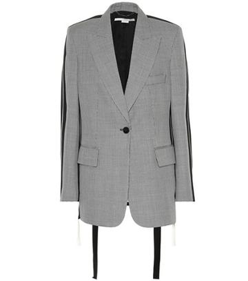 Stella Mccartney Victoria Micro-check Wool Blazer
