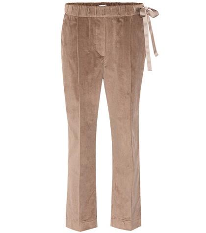 Brunello Cucinelli Side Tie Corduroy Trackpants