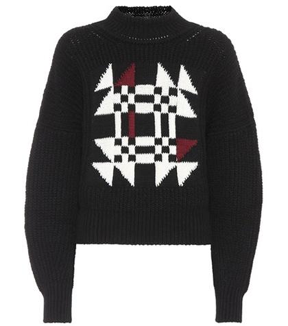 Isabel Marant Lawrie Cotton And Wool-blend  Sweater