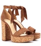 Nicholas Kirkwood Celine Suede Plateau Sandals