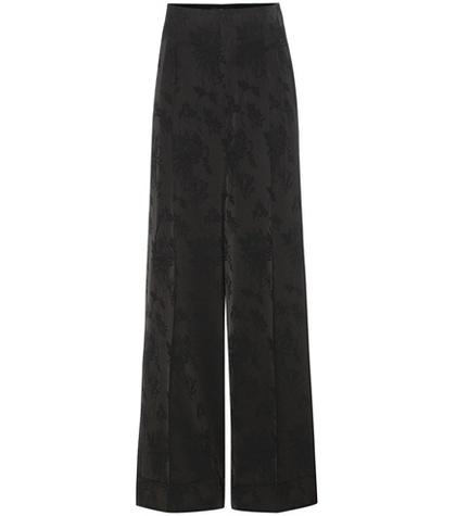 Roger Vivier Jacquard Wide-leg Trousers
