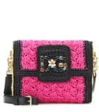 Dolce & Gabbana Dg Millenials Straw Shoulder Bag