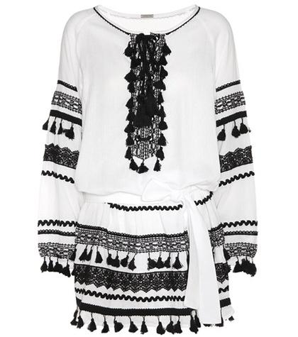 Dodo Bar Or Embellished Cotton Dress