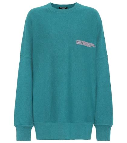 Calvin Klein 205w39nyc Embroidered Cotton Sweatshirt