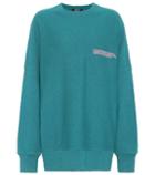 Calvin Klein 205w39nyc Embroidered Cotton Sweatshirt