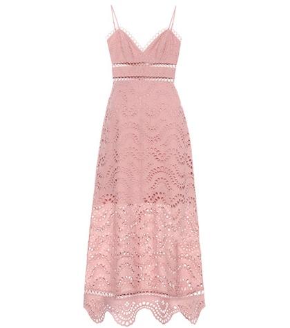 Zimmermann Exclusive To Mytheresa.com – Embroidered Cotton Voile Dress
