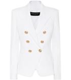 Balmain Cotton Twill Double-breasted Blazer