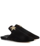Sanayi 313 Exclusive To Mytheresa.com – Stella Embroidered Velvet Slippers