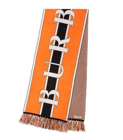 Burberry Logo Cashmere Scarf