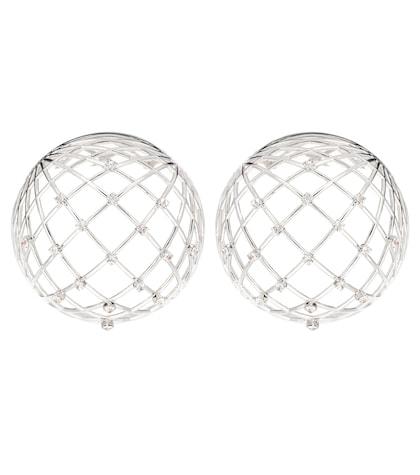 Dolce & Gabbana Globe Crystal-embellished Earrings