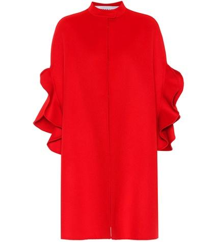 Valentino Cashmere And Virgin Wool Cape