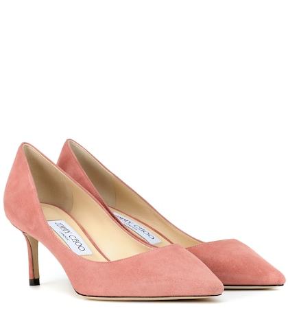 Jimmy Choo Romy 65 Suede Pumps