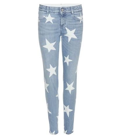 Stella Mccartney Printed Skinny Boyfriend Jeans
