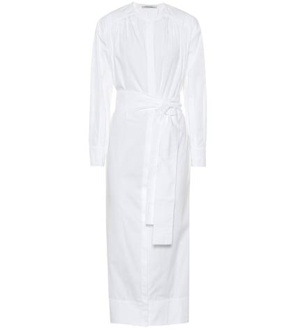 Agnona Cotton Poplin Maxi Shirt Dress