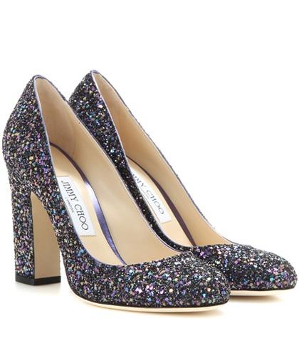 Jimmy Choo Billie 100 Glitter Pumps