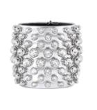 Acne Studios Crystal-embellished Metallic Leather Cuff