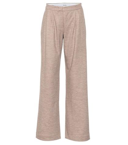 Max Mara Dondolo Wool And Cotton Pants