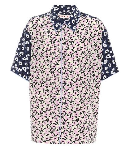 Joseph Floral-printed Silk Shirt