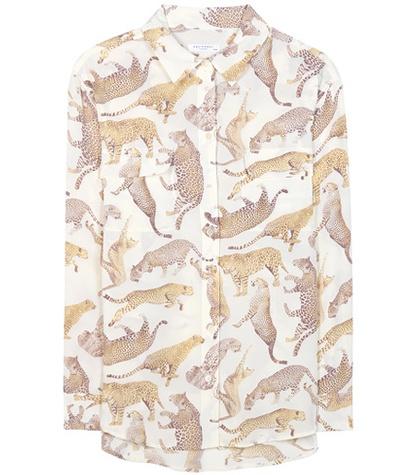 Salvatore Ferragamo Printed Silk Shirt