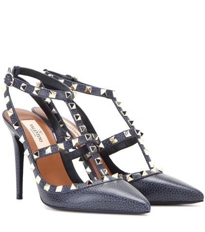 Chlo Valentino Garavani Rockstud Leather Pumps