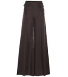 Valentino Wide-leg Silk Trousers