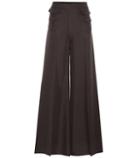 Valentino Wide-leg Silk Trousers