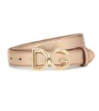 Roger Vivier Metallic Leather Belt