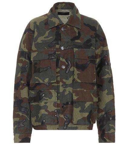 Amiri Camouflage Cotton Jacket